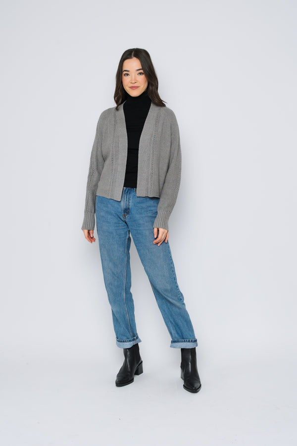Jane-Open Cardigan
